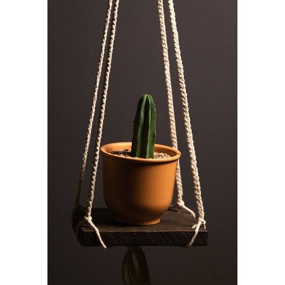 Macrame Shelf|Boho Wall Hanging Shelf|Handmade Home Decor|Boho Room Decor(ID425) - Picture 2 of 7